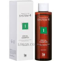 SIM SENSITIVE System 4 Climbazole Shampoo 1 - Терапевтичний шампунь з клімбазолом №1 "Система 4"