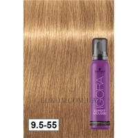 SCHWARZKOPF Igora Color Expert Mousse 9.5-55 - Тонуючий мус для волосся "Золотистий екстра дуже світлий блондин"