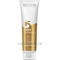 REVLON Revlonissimo 45 Days Golden Blondes 2in1 - Шампунь-кондиціонер "Золотистий блонд" для золотисто-теплих відтінків