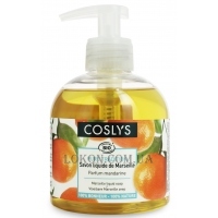 COSLYS Marselle soap Mandarin fragrance - Рідке мило Marselle з органічною олією оливи та ароматом мандарину