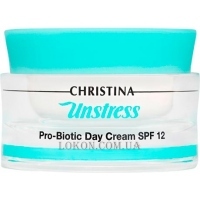 CHRISTINA Unstress Pro-Biotic Day Cream SPF-12 - Денний крем з пробіотичною дією SPF-12