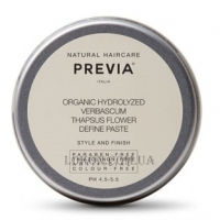PREVIA Natural Haircare Style&Finish Define Paste - Паста для укладання волосся