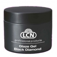 LCN Glaze Gel Black Diamond - Запечатувальний гель з алмазним пилом