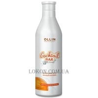 OLLIN Cocktail Bar Hair Cream Shampoo Egg Shake - Крем-шампунь для блиску та відновлення волосся "Яєчний коктейль"