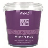 OLLIN Performance Blond Powder White Classic - Класичний освітлювальний порошок білого кольору