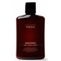 PREVIA Man Wash - Ванна для волосся та тіла чоловіків