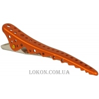 Y.S.PARK Shark Clip Orange Metal - Затискач для волосся, помаранчевий металік