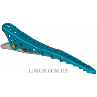 Y.S.PARK Shark Clip Light Blue Metal - Затискач для волосся, світло-синій металік