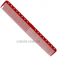 Y.S.PARK Cutting Combs YS-336 Red - Гребінець для стрижки волосся середньої довжини, червоний