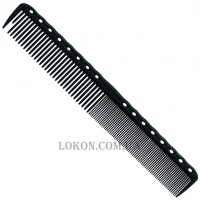 Y.S.PARK Cutting Combs YS-336 Carbon - Гребінець для стрижки волосся середньої довжини, чорний