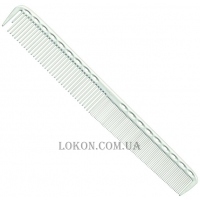 Y.S.PARK Cutting Combs YS-336 White - Гребінець для стрижки волосся середньої довжини, білий
