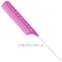 Y.S.PARK YS-116 Tail Combs Pink - Гребінець з металевим хвостиком, рожевий