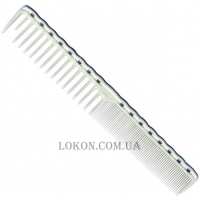 Y.S.PARK Cutting Combs YS-332 White - Гребінець для стрижки волосся середньої довжини, білий