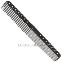 Y.S.PARK Cutting Combs YS-334 Carbon - Гребінець для стрижки короткого волосся, чорний