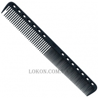 Y.S.PARK Cutting Combs YS-339 Carbon - Гребінець для стрижки короткого волосся, чорний