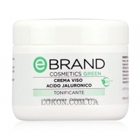 EBRAND Crema Viso Idratante Acido Jaluronico - Крем для обличчя з гіалуроновою кислотою та морським колагеном