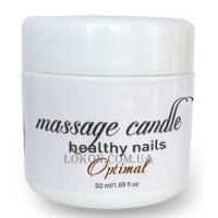 LIVE CANDLE Massage Candle Healthy Nails Optimal - Масажна свічка для рук та нігтів "Оптімал"