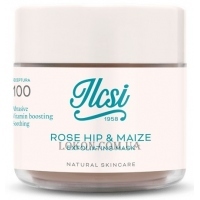 ILCSI Rose Hip & Maize Exfoliating Mask - Відлущуючий скраб "Шипшина та маїс" для сухої та себорейної шкіри