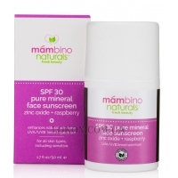 MAMBINO Organics SPF-30 Face Natural Mineral Sunscreen - Натуральний сонцезахисний мінеральний крем для обличчя SPF-30