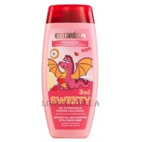 SUBRINA Kids Shower Gel & Shampoo Sweety 3 in 1 - Дитячий шампунь-кондиціонер-гель для душу 3 в 1