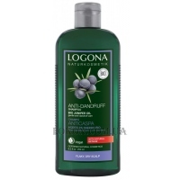 LOGONA Anti-Dandruff Shampoo Juniper - Біо-шампунь для сухої шкіри голови проти лупи "Ялівець"
