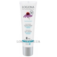 LOGONA Protective Day Cream Echinacea - Денний захисний біо-крем для обличчя "Ехінацея"
