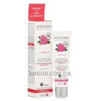 LOGONA Organic Rose Night Cream - Нічний крем для сухої шкіри обличчя 