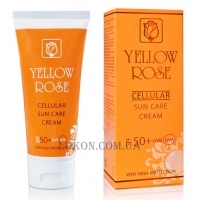 YELLOW ROSE Cellular Sun Care Cream SPF-50 - Антивіковий сонцезахисний крем SPF-50 зі стовбуровими клітинами