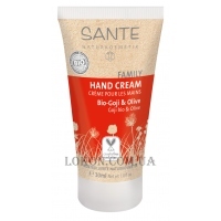 SANTE Family Hand Cream Bio-Goji & Olive - Крем для рук "Ягоди годжі та олива"