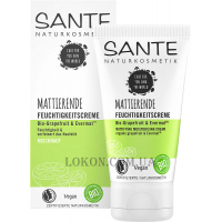 SANTE Mattifying Moisturising Cream Organic Grapefruit & Evermat - Матуючий крем для обличчя 