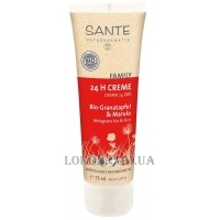 SANTE Family 24h Cream Bio Pomegranate & Marula - Крем для обличчя "24 години захист та догляд"