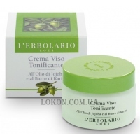 L'ERBOLARIO Crema Viso Tonificante - Тонізуючий крем для обличчя з маслом ши та жожоба