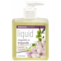 SODASAN Liquid Magnolie-Olive Soap - Рідке детоксикувальне мило "Магнолія-Олива"