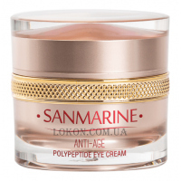 SANMARINE Anti-Age Polypeptide Eye Cream - Поліпептидний відновлюючий крем для контуру очей