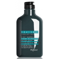 HELEN SEWARD Domino 3 in 1 Charcoal Shower Shampoo - Очищаючий і зволожуючий шампунь для шкіри-бороди-волосся