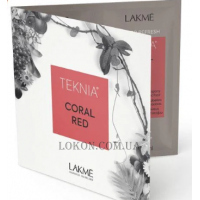 LAKME Teknia Color Refresh Coral Red - Набір пробників