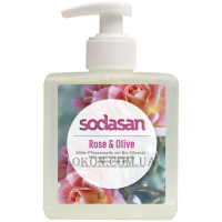 SODASAN Rose-OliveLiquid Soap - Органічне тонізуюче рідке мило "Роза-Олива"