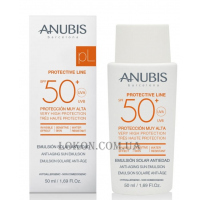 ANUBIS Protection Line Anti-Aging Sun Emulsion SPF-50+ - Емульсія-невидимка з ефектом анти-ейдж SPF-50+