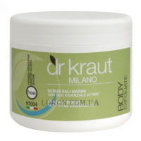 DR KRAUT Sea Salt Scrub with Thyme Essential Oil - Скраб з морською сіллю та ефірною олією чебрецю