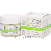 STYX Gesichtscreme mit Bio-Avocado - Крем для нормальної шкіри "Авокадо"