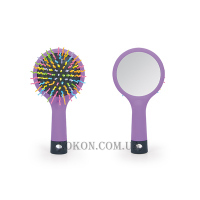 PERFECT BEAUTY Rainbow Mirror Purple - Щітка для волосся "Дзеркальний дощ", фіолетовий