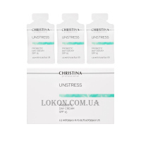 CHRISTINA Unstress Pro-Biotic Day Cream SPF-15 sachets kit - Денний крем з пробіотичною дією SPF-15 (30 саше)