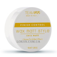 TEAM155 Finish Control Wax Matt Style Cera Matt - Крем-віск для укладки волосся