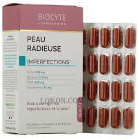 BIOCYTE Peau Radieuse - Харчова добавка для шкіри з недоліками