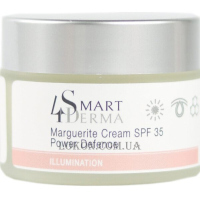 SMART4DERMA Illumination Marguerite Cream SPF35 Power Defence - Денний крем з екстрактом маргаритки SPF-35