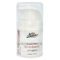 MILA Cream Mask Cranberry Аnti-aging - Маска з журавлиною антивікова кремова