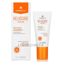 HELIOCARE Color Gelcream Light SPF 50 - Тональний сонцезахисний гель-крем для нормальної та сухої шкіри SPF 50