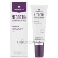 NEORETIN Discrom Control GelCream SPF 50 - Освітлюючий гель-крем для шкіри з пігментацією SPF 50