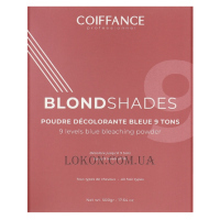 COIFFANCE Blondshades 9 Levels Blue Bleaching Powder - Освітлююча пудра для волосся блакитна