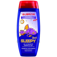 SUBRINA Kids Shower Gel & Shampoo Sleepy 2 in 1 - Дитячий шампунь-гель для душу 2 в 1